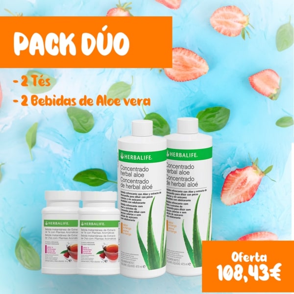Pack DUO - 2 Té | 2 Aloe